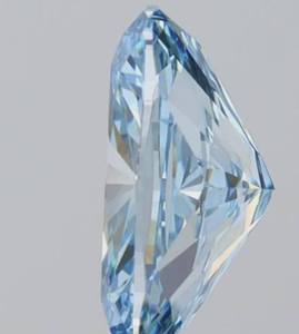 Diamant de laboratoire bleu vif fantaisie, taille coussin, 2,50 carats, VS1, pierre libre pour la fabrication de bagues et bijoux, cadeau - Product Image 2