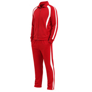 Custom Sport Tracksuits for Men Fleece Athletic Training Set Zip Jacket Jogger <b>Pants</b> Wholesale Gym Wear Manufacturer OEM Factory - Product Image 3
