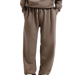 Pantalon de survêtement délavé à l'acide, coupe ample, 380 g/m², uni, personnalisé, jambe large, pour homme, poids lourd, surdimensionné, sur mesure - Product Image 1