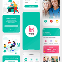 Développement d'applications mobiles de réservation et de location pour entreprises (Android/iOS) : Gestion des planning, des dashboards familiaux et des soignants