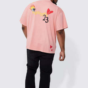 Camiseta Premium de Algodón Grueso de 280 g/m² |   Prendas Urbanas Personalizadas con Estampado 3D - Product Image 4