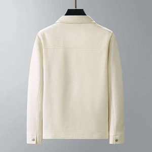 Chemises en velours côtelé pour hommes, surchemises blanches personnalisées, chemises en velours côtelé pour hommes pour le printemps et l'automne, chemise à manches longues décontractée en tissu velours côtelé - Product Image 3