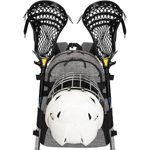 <b>Large</b> Capacity Lacrosse Gear Bag with Bottom Shoe Compartment and Helmet Storage for Field Hockey and Lacrosse - Product Image 3