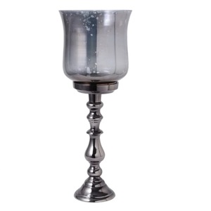 Porte-bougie personnalisé finition nickel, nouveau design décoratif, style traditionnel indien, élégant porte-bougie en métal, best-seller - Product Image 1