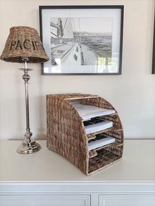 Cesta pequeña de almacenamiento, organizador de mesa, cesta para revistas, organizador de escritorio, cesta para revistas, soporte para revistas - Product Image 6