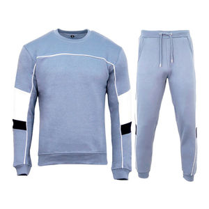 Ensemble de survêtements décontractés en coton pour hommes, coupe décontractée, pour usage quotidien, commande en gros - Product Image 3