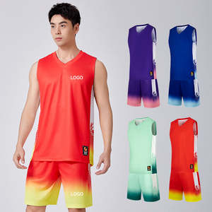 ผู้ผลิตชุดบาสเก็ตบอล ชุดยูนิฟอร์มทีมแบบกำหนดเองพร้อมชื่อทีม ชุดตัวอย่างแบบซับลิเมชั่น ชุดยูนิฟอร์มบาสเก็ตบอลชาย ชุดเสื้อวิ่งกีฬาสำหรับผู้ชาย - Product Image 2