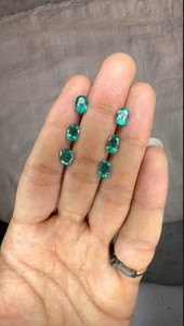 Lot de 6 pierres précieuses saphir naturel ovale de 5,20 carats, taille ovale, assorties, 7x5mm, provenance Colombie, pour la fabrication de bijoux, vente en gros - Product Image 3