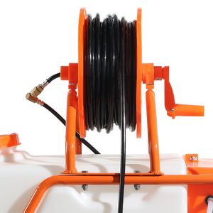 Electric 15 Gallon Lawn <b>Sprayer</b> with 8 Nozzles 2 Wands 0-90 PSI Adjustable Pressure Battery <b>Powered</b> Cart <b>Sprayer</b> with Wheels - Product Image 2