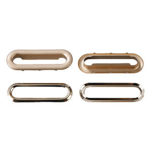 OEM 2026 Ojetes Metálicos Ovalados de Latón de Alta Calidad para Accesorios de Moda, 4 Colores Personalizables - Product Image 1