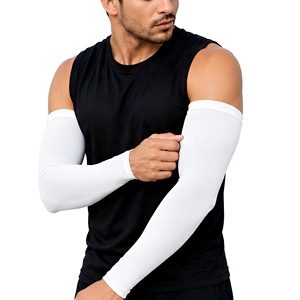Manchons de compression unisexes à séchage rapide et longue durée pour le volleyball, le cyclisme, la randonnée, protection UV, écologiques - Product Image 1