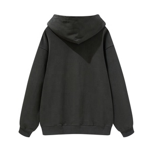 Pull à capuche pour homme, coupe classique, tricoté, avec poches, style color block, pour l'automne - Product Image 2