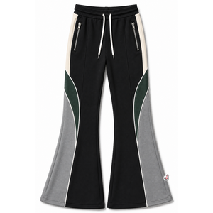 Pantalones de Hombre Negros de Alta Calidad, Transpirables, con Cordón Ajustable, Rayas Laterales, Cintura Elástica, Estilo Casual para Otoño, Tejido de Punto - Product Image 4