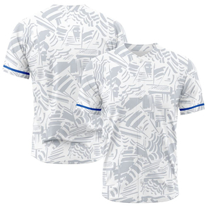 เสื้อเบสบอลสั่งทำพิเศษ แขนสั้น พิมพ์ลายเต็มตัว โพลีเอสเตอร์แบบซับลิเมชั่น ติดกระดุมด้านหน้า ชื่อทีม 00 สำหรับผู้ใหญ่ ใส่ได้ทั้งชายและหญิง ระบายเหงื่อได้ดี - Product Image 3