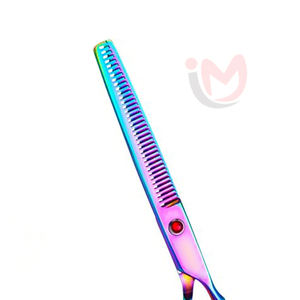 Tijeras de Entresacar Profesionales para Peluquería Canina, Acero Inoxidable, para Diestros, Mango Largo, 30 Dientes, para Perros y Gatos, Herramienta de Salón - Product Image 2