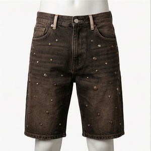 Shorts de Mezclilla de Primera Calidad para Hombre, Diseño Personalizado, 100% Algodón, Transpirables, los Mejores Shorts de Mezclilla para Hombre - Product Image 1