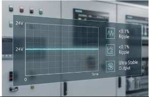 PSU300S 6EP1437-2BA20 960W 24V เอาต์พุต5A แหล่งจ่ายไฟรางดินสำหรับระบบ PLC อุตสาหกรรมอัตโนมัติ - Product Image 3