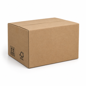 Caja de Cartón Corrugado Reciclado de Alta Resistencia OEM, Caja de Envío RSC de 4 Solapas para Embalaje de Exportación - Product Image 1