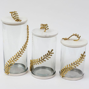 Bocal de rangement hermétique pour thé, sucre et aliments, avec couvercle en métal motif oiseau, design vintage en bois, décoratif, vente en gros - Product Image 3