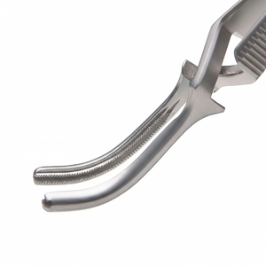 DeBakey Cross Action Bulldog Clamp Curved Stainless Steel Cardiovascular Surgery Forceps Manual CE OEM - Product Image 4
