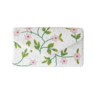 Nouveau sac de soirée pour femme, pochette à bandoulière perlée, motif nœud de Noël, pour mariage et fête, chic et tendance - Product Image 5