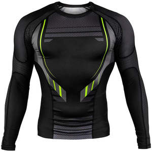 Créez votre propre rashguard et votre propre rashguard personnalisé, rashguard MMA, rashguard BJJ à manches longues pour hommes, à prix de gros. - Product Image 1
