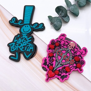 Regalos de promoción de recuerdo Logotipo personalizado Goma de PVC suave 2D Imán de nevera 3D - Product Image 1