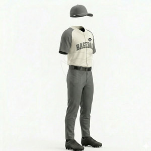 Ensemble d'uniformes de baseball pour hommes Tissu léger et respirant Conception durable Parfait pour les séances d'entraînement et les matchs de compétition - Product Image 2