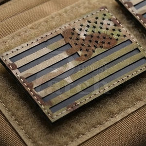 Badges en tissu synthétique personnalisés avec surfaces tissées détaillées et bords coupés nettois pour vêtements, équipements et produits d'extérieur - Product Image 5