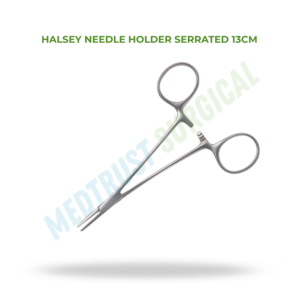 Halsey Needle Holder Serrated 13cm Neuro Spine Surgical Instrument For Suturing - Product Image 2