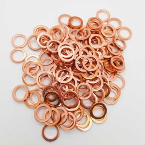 Arruelas Industriais De Alta Qualidade Arruelas Planas De Cobre Anéis De Vedação Suportes De Bico Politetrafluoroetileno Metal Aço Silício FKM - Product Image 1