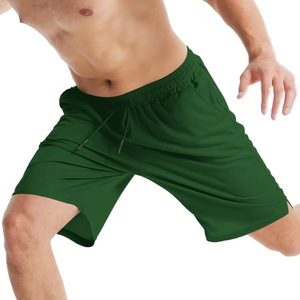 Shorts de basketball en mesh respirant, anti-bactérien, anti-UV, grande taille, pour hommes, avec poches zippées, vêtements de sport, vente en gros - Product Image 2