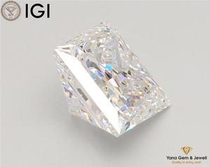 4,50 Ct CVD Lab Grown Elegant Diamond Charm Princess Cut E Color VS1 Clarity 9,35 MM IGI Certified para la creación de joyas artesanales - Product Image 4