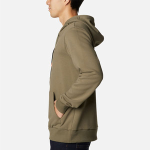 Sudadera con Capucha Personalizada de Dos Tonos, Estilo Urbano, de Algodón y Felpa, para Invierno, con Logotipo Frontal, Bolsillo Oculto, Ropa Urbana, OEM/ODM - Product Image 2