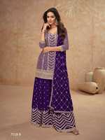 Ensemble Salwar prêt-à-porter de qualité export indienne, style designer, avec broderie et travail de sequins, style pakistanais