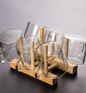 Soporte de Madera para Tazas y Vasos, Diseño Único, Calidad Superior, Tamaño Grande, Soporte de Bambú para Vasos, Precio al por Mayor - Product Image 2