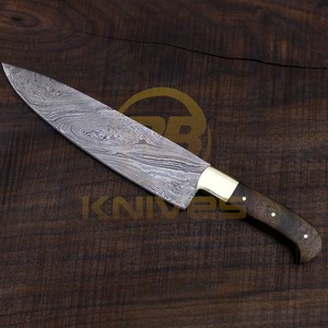 Premium Damascus Steel Chef <b>Knife</b> VG10 Core Kitchen <b>Knife</b> Razor <b>Sharp</b> Cooking <b>Knife</b> with Wooden Handle Custom Logo OEM - Product Image 2