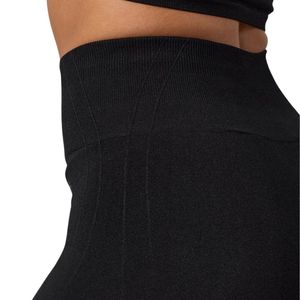 Legging noir taille haute en tricot pour femme, extensible, respirant, écologique, pour le fitness, le remodelage corporel, l'entraînement, le yoga, les vêtements de sport - Product Image 6