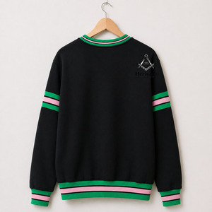 HMR Alfa |   Kapa |   Sudadera Larga de Invierno para Mujer, Personalizada con Bordado de Hermandad, de Poliéster/Algodón Afelpado - Product Image 3