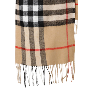 <b>Men's</b> Classic Checkered <b>Wool</b> <b>Scarf</b> Long Thermal Winter <b>Scarf</b> For Adults Insulation Warmth Apparel - Product Image 5