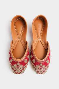 Ladies Khusa Customized Design Wholesale Customized Women's Outdoor Slipper Lightweight Leather - Product Image 2