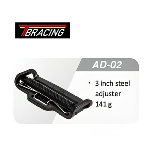 Car Racing <b>Seat</b> <b>Belt</b> <b>Clip</b> 3 Inch Steel Adjuster FIA Homologated Harness Hardware Custom Logo Private Label ISO 9001 Factory - Product Image 3