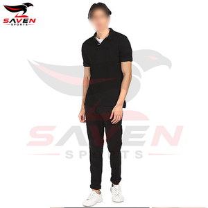 เสื้อโปโลผู้ชาย ดีไซน์สั่งทำ สีดำ คุณภาพพรีเมียม เนื้อผ้านุ่มพิเศษ สินค้าขายดี ยอดนิยม สำหรับใส่ลำลอง - Product Image 2