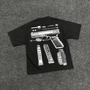 T-shirt pour homme à la mode, fabricant de t-shirts imprimés DTF pour homme, t-shirt personnalisé avec logo graphique, t-shirt en coton de haute qualité - Product Image 2
