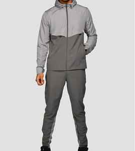 Chaqueta Deportiva con Capucha para Hombre, Diseño Color Block, Cierre Completo, Ligera, de Poliéster, Impermeable, para Actividades al Aire Libre, Colección Primavera - Product Image 2