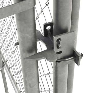 Enclos pour chien de grande taille en métal, panneau de clôture en chaîne à maillons, moderne, solide, durable, résistant, revêtement en poudre, pour l'extérieur - Product Image 6