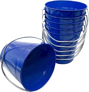 Maceta y maceta de metal de color azul real para jardín interior y exterior, balcón, cualquier tipo de personalización de decoración - Product Image 1