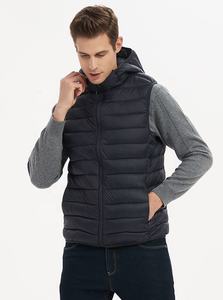 Chaleco Acolchado con Capucha para Hombre, Chaqueta de Invierno, Chaleco con Capucha Cálido, Chaqueta Acolchada para Hombre - Product Image 3