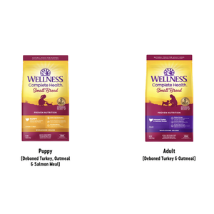 Nourriture sèche pour chiens de petite race adultes Wellness Complete Health (4 lb) - Product Image 1