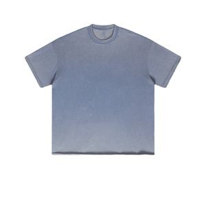 Camiseta Personalizada al por Mayor, Camiseta Lisa, Camiseta de Algodón, Camiseta de Algodón de Corte Regular para Hombre, Camiseta de Color Sólido, Cuello Redondo, Manga Corta - Product Image 2